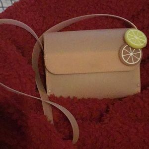 Zara Bag for Girls with a yellow and purple lemon
